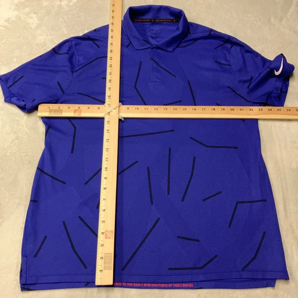 Nike Tiger Woods Collection Course Map Polo Shirt Dri-Fit Mens L CU9784-471